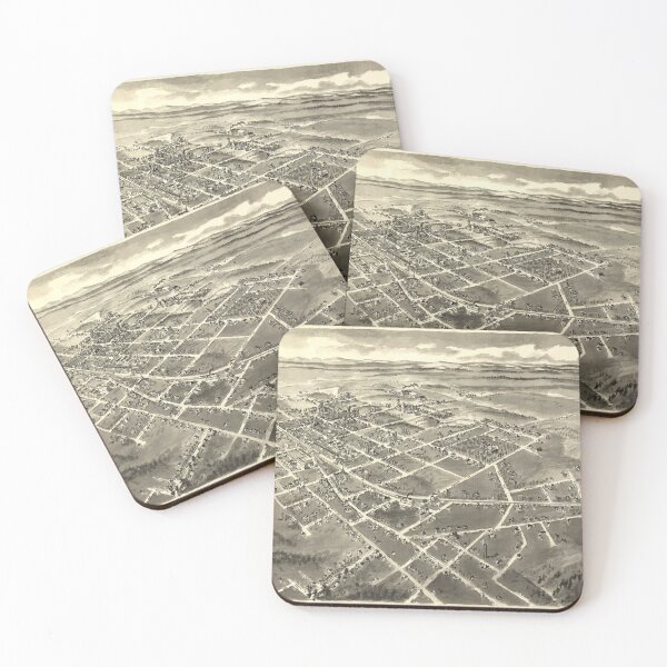 Item preview, Vintage Pictorial Map of Hickory NC (1907) designed and sold by BravuraMedia.