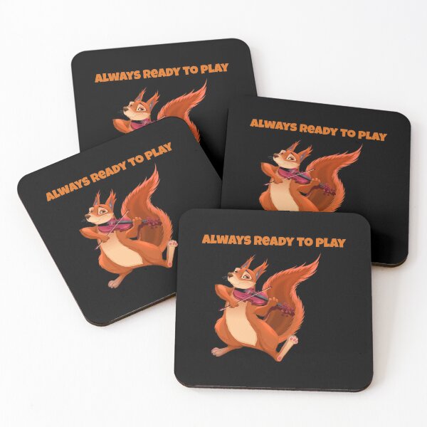 Item preview, Squirrel Always ready to play  designed and sold by joabaj.