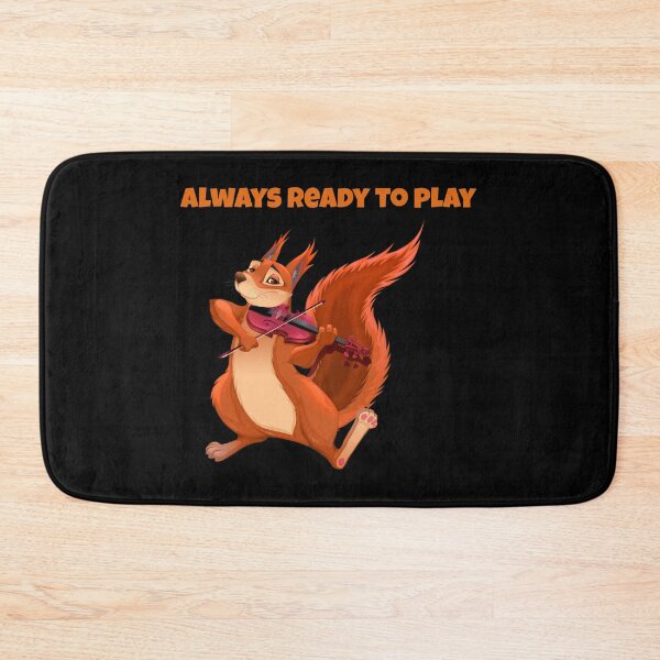Item preview, Squirrel Always ready to play  designed and sold by joabaj.