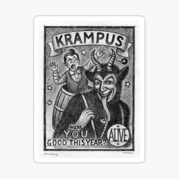 Krampus Sticker