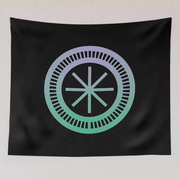 Item preview, Gradient Car Tire Circle Pattern designed and sold by MielOntwerpt.