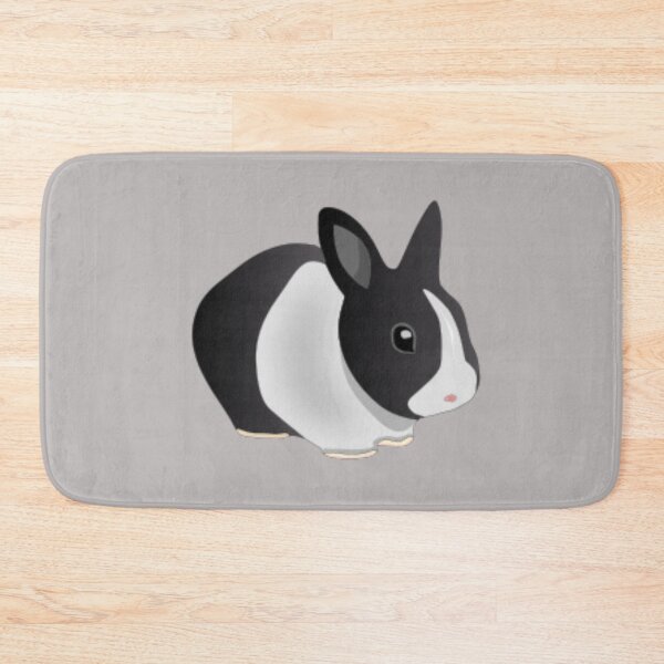Item preview, Dutch Black and White Rabbit designed and sold by MurphyMorganGifts.