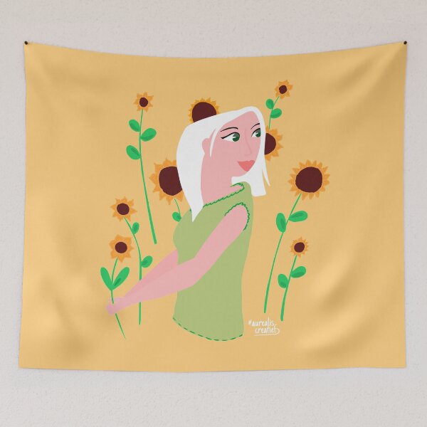 Item preview, Sunflower girl designed and sold by Aurealis.