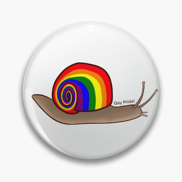 Item preview, Gay Pride Snail designed and sold by nuggetssnails.