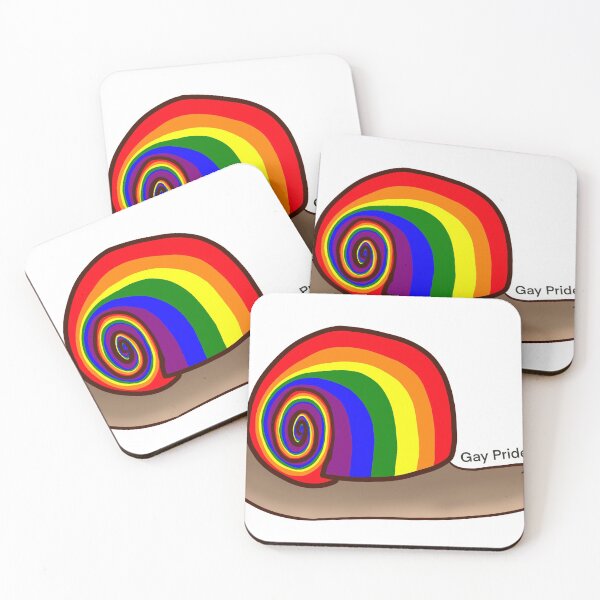 Item preview, Gay Pride Snail designed and sold by nuggetssnails.