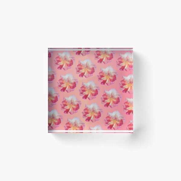 Item preview, Pink Floral Poly Art Decorative Pattern Design designed and sold by Krystian Stafford.