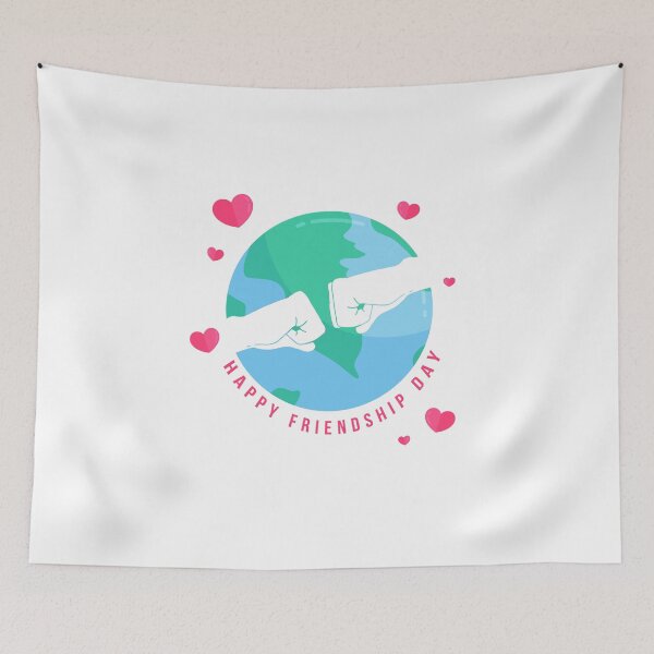 Artikelvorschau, Internationaler Tag der Freundschaft - Geschenk für Ihren besten Freund - Glücklicher Tag der Freundschaft entworfen und verkauft von Smart Side.
