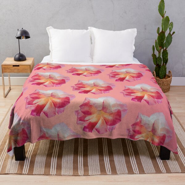 Item preview, Pink Floral Poly Art Decorative Pattern Design designed and sold by Krystian Stafford.
