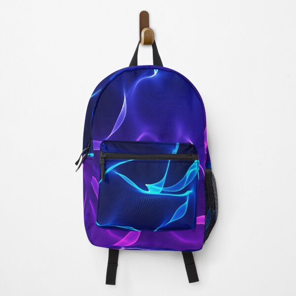 Item preview, Elegant Abstract Waves -blue and purple- designed and sold by lematworks.