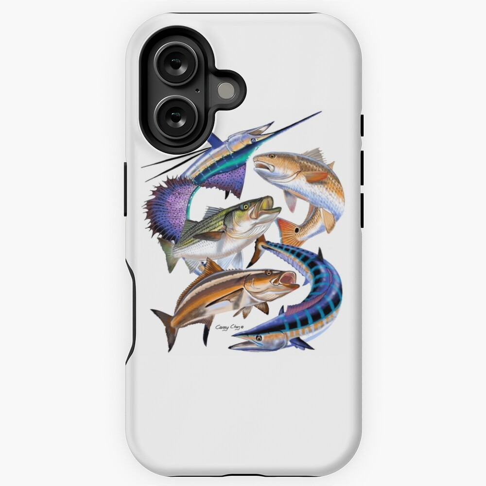 Vista previa del artículo con la obra «Funda resistente MagSafe para iPhone», diseñado y vendido por Bluemarlin.