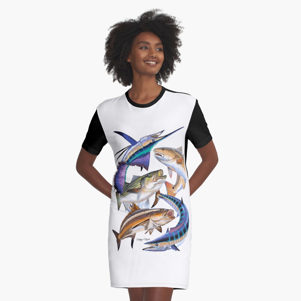Vista previa del artículo con la obra «Vestido camiseta», diseñado y vendido por Bluemarlin.