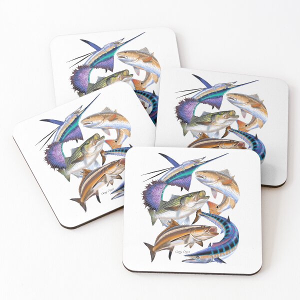 Item preview, Gamefish collage designed and sold by Carey Chen.