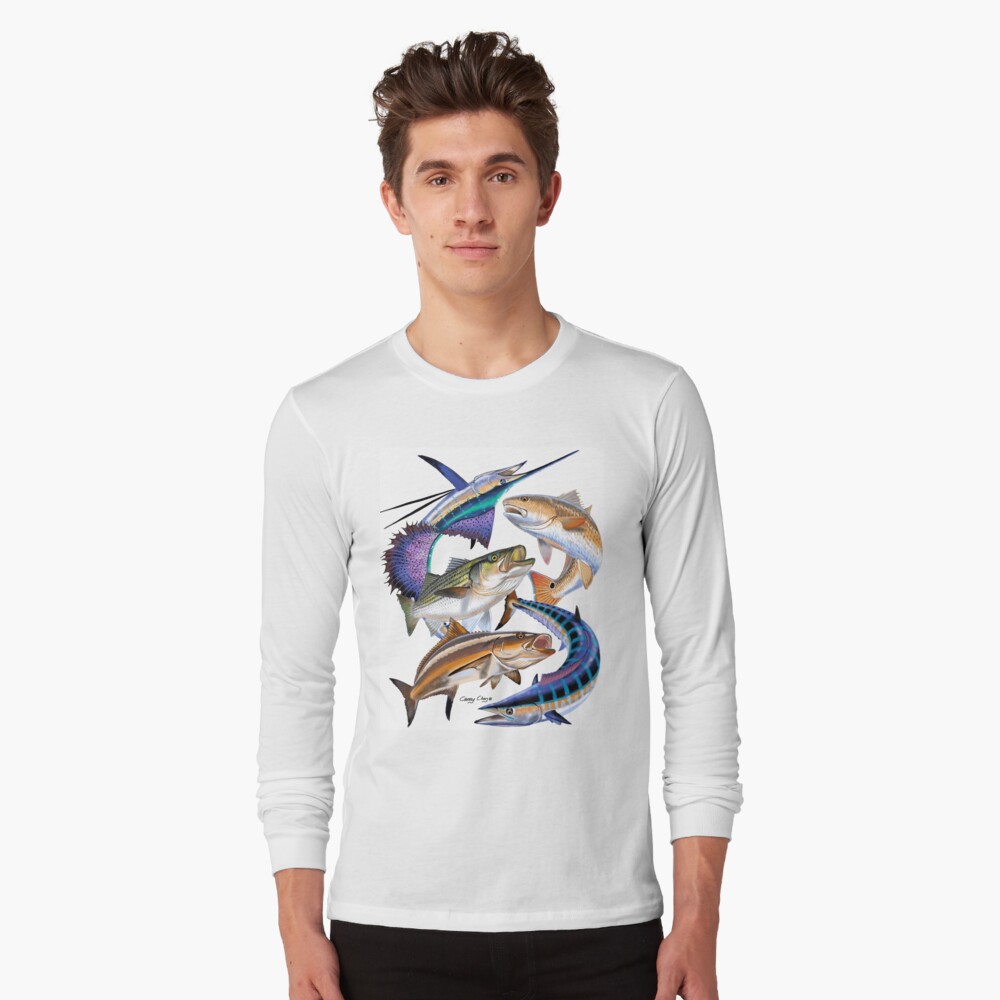Vista previa del artículo con la obra «Camiseta de manga larga», diseñado y vendido por Bluemarlin.