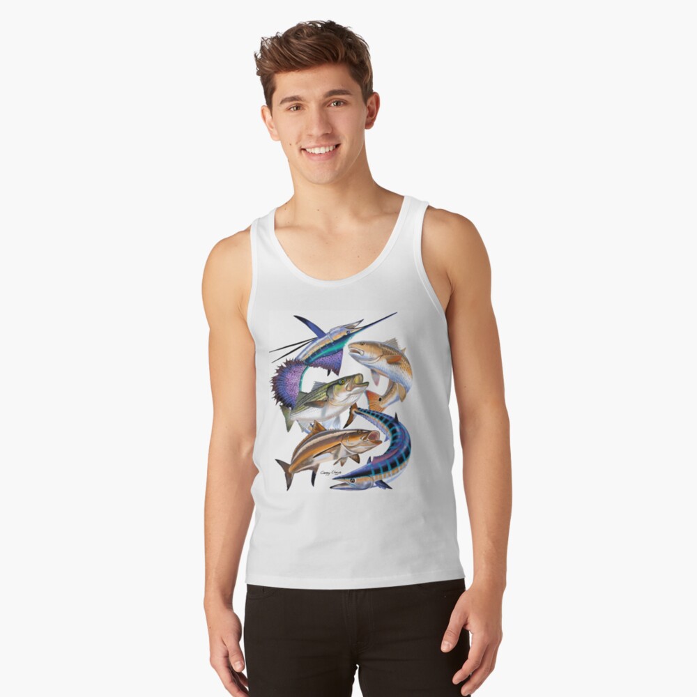 Vista previa del artículo con la obra «Camiseta de tirantes», diseñado y vendido por Bluemarlin.
