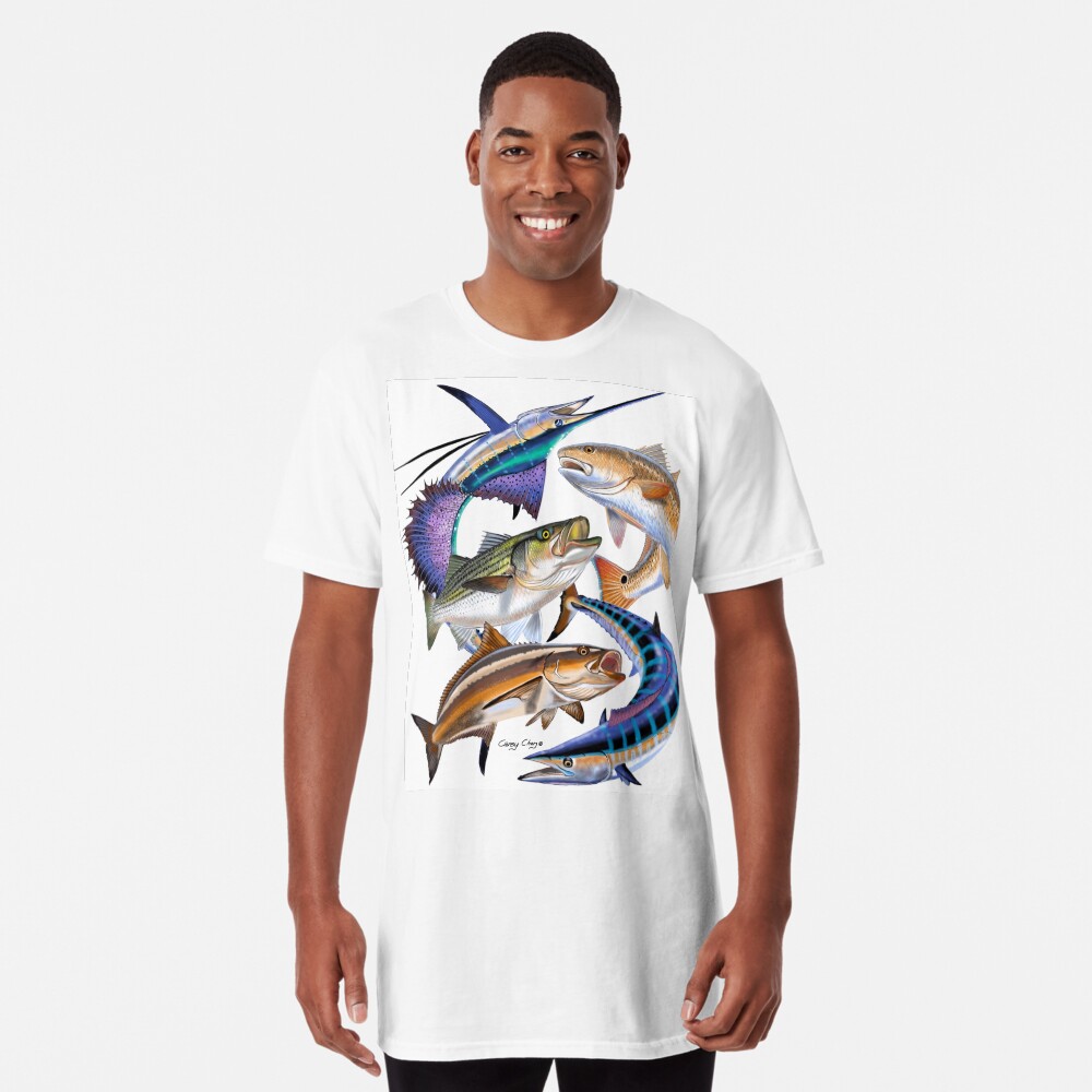 Vista previa del artículo con la obra «Camiseta larga», diseñado y vendido por Bluemarlin.