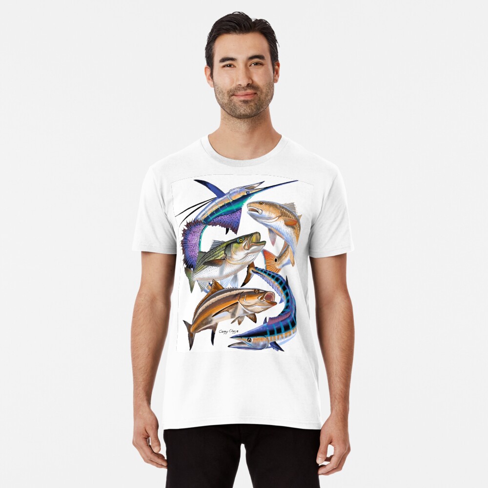 Vista previa del artículo con la obra «Camiseta premium», diseñado y vendido por Bluemarlin.