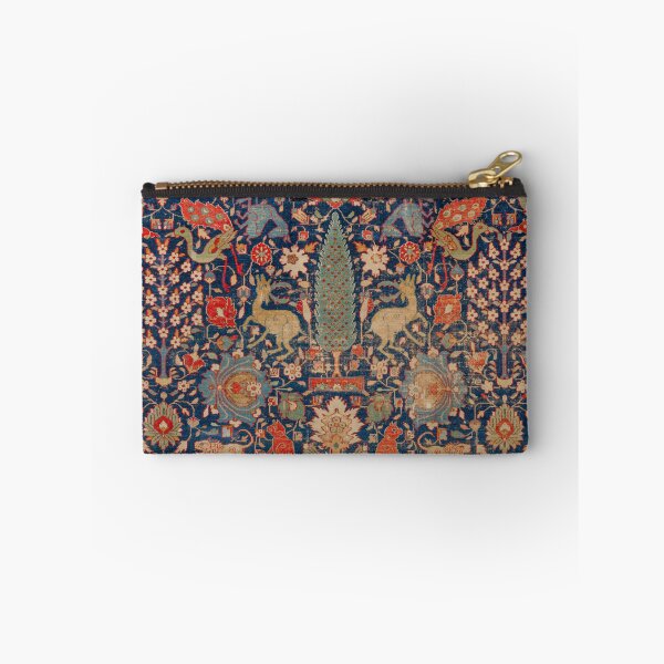 Item preview, 17th Century Persian Rug Print with Animals designed and sold by Vintage Wall Art.