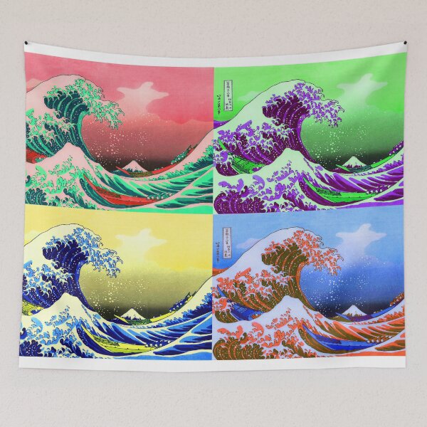 Item preview, The Great Wave of Warhol (Kanagawa) Pop Art designed and sold by Rogervdb.