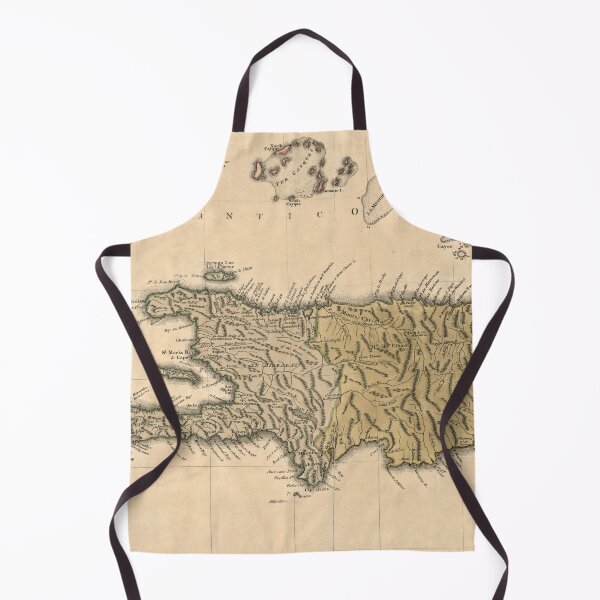 Item preview, Vintage Hispaniola Island Map (1762) designed and sold by BravuraMedia.