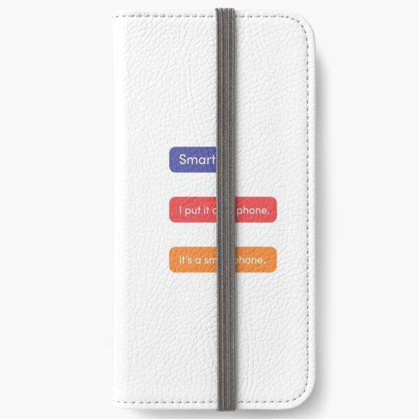 TikTok Smartphone Pun, Multicolored iPhone Wallet