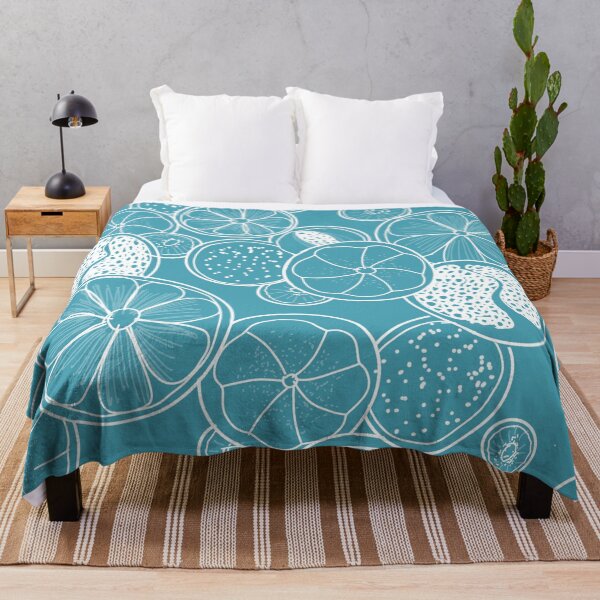 Item preview, Summer Fruit Pattern in Blue designed and sold by JnetLively.