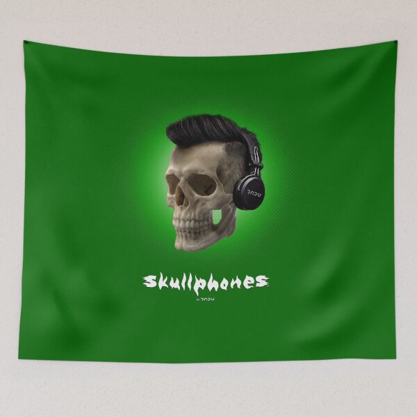 Item preview, SKULLPHONES 07 green designed and sold by Radu-Gabriel.