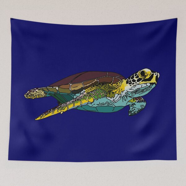 Item preview, Sea Turtle Graphic Drawing designed and sold by BearMa.