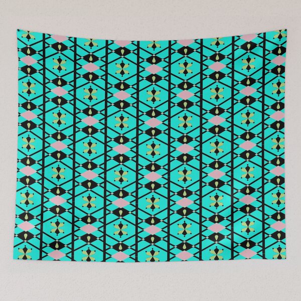 Item preview, Channel Of Peace - Neon Aqua Blue designed and sold by BumbleChynxBee.