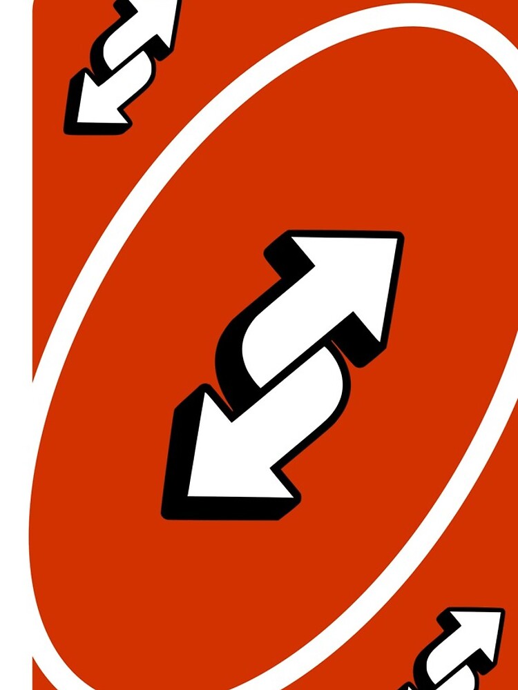 Red uno reverse card Pin for Sale by Methodform