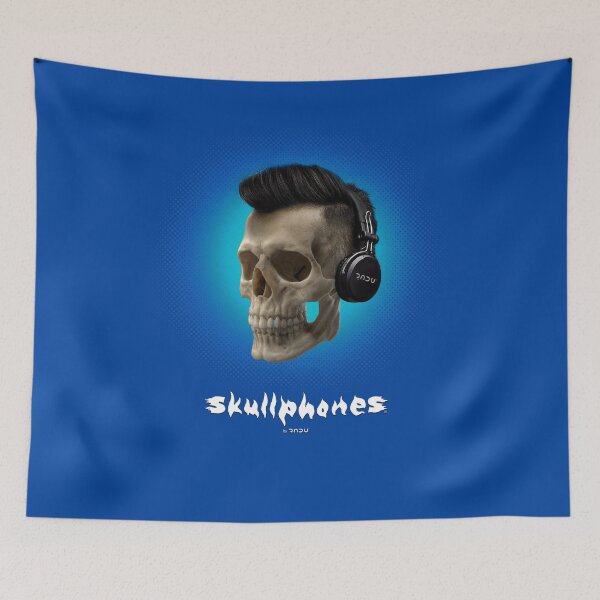Item preview, SKULLPHONES 07 blue 2 designed and sold by Radu-Gabriel.