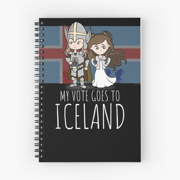Item preview, Lars & Sigrit. I Vote for Iceland designed and sold by Nerd Shizzle.