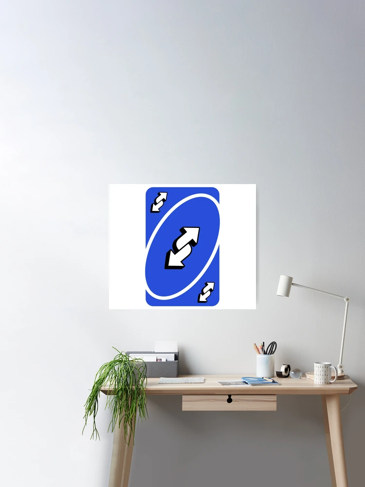 Blue uno reverse card Tapestry for Sale by Methodform