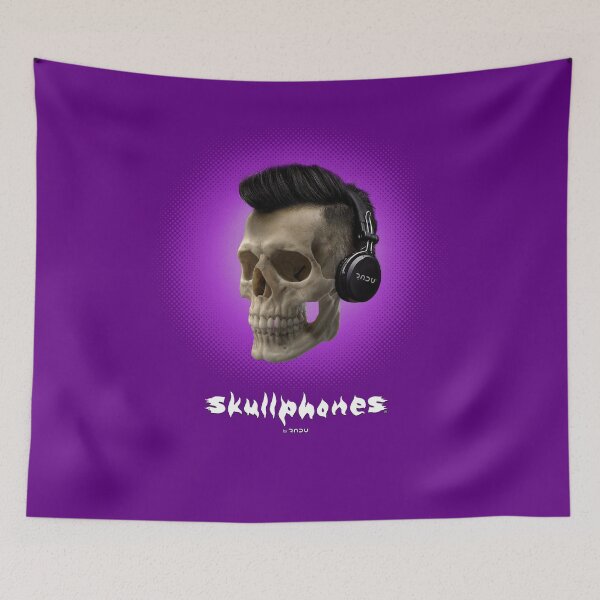 Item preview, SKULLPHONES 07 purple designed and sold by Radu-Gabriel.