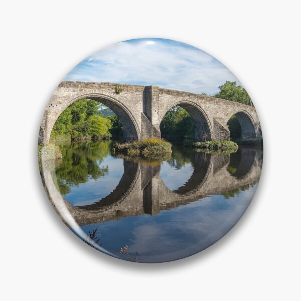 Item preview, Ancient Stirling bridge and reflection over the river Forth in Scotland. designed and sold by iCimages.net.