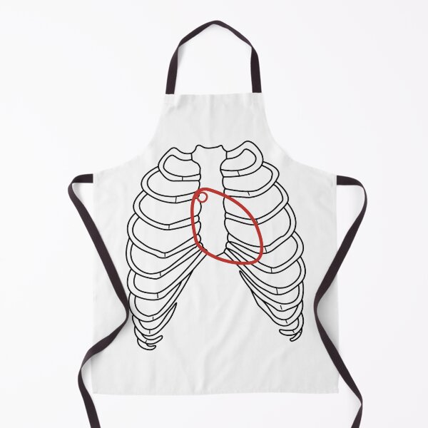 Item preview, Red heart and ribs designed and sold by upopot.