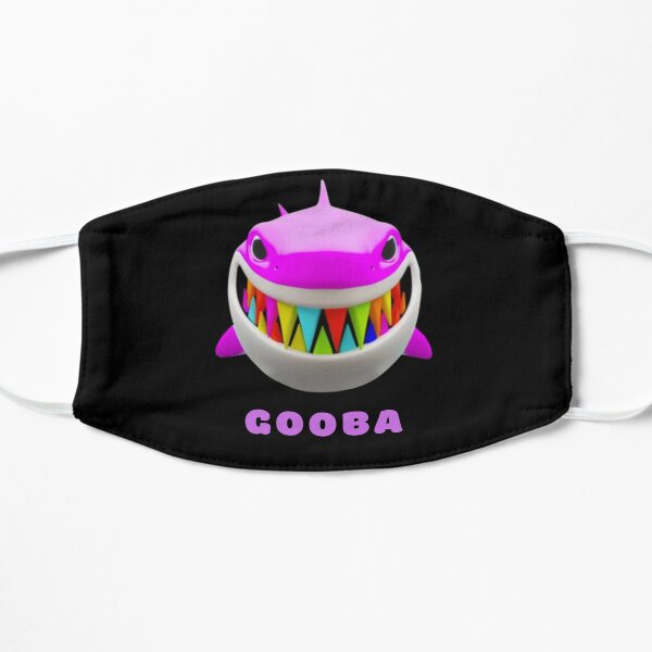 Rainbow Shark Face Masks Redbubble - gooba roblox id not clean