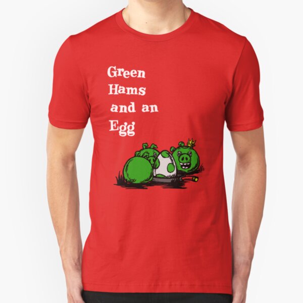 green hams and an egg Slim Fit T-Shirt