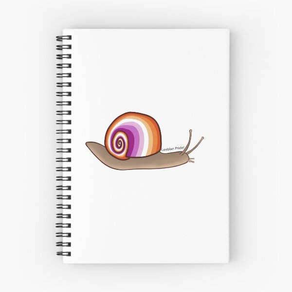 Item preview, Lesbian Pride Snail designed and sold by nuggetssnails.