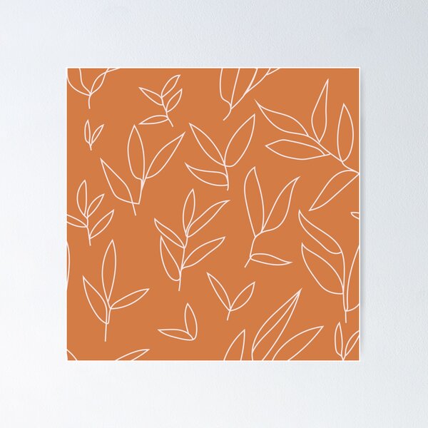Item preview, floral leaves grid pattern 1 designed and sold by Maria Caballer.