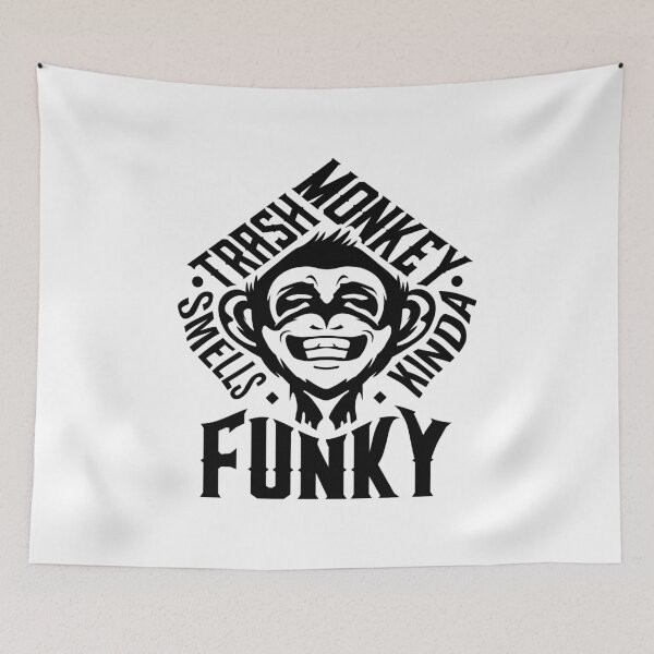Item preview, Trash Monkey Smells Kinda Funky designed and sold by justsmilestupid.