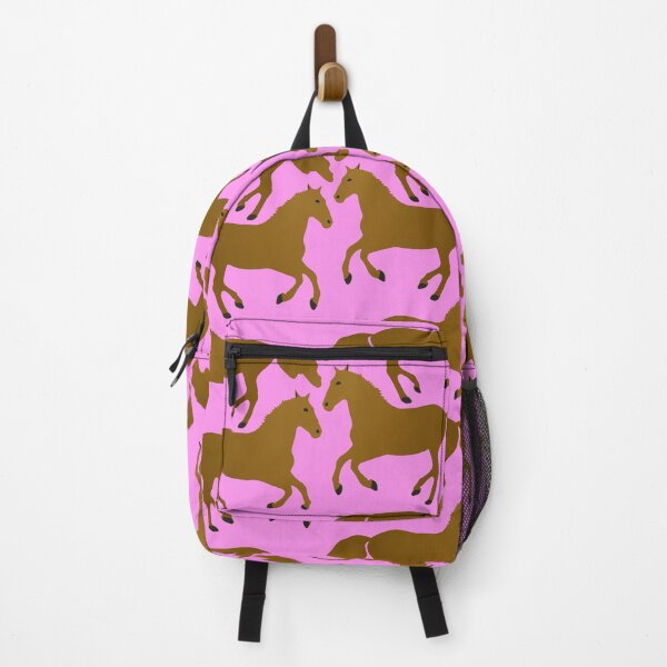 Item preview, Seamless Brown Horse Pattern (lavender-rose pink ) designed and sold by Davey's Designs.