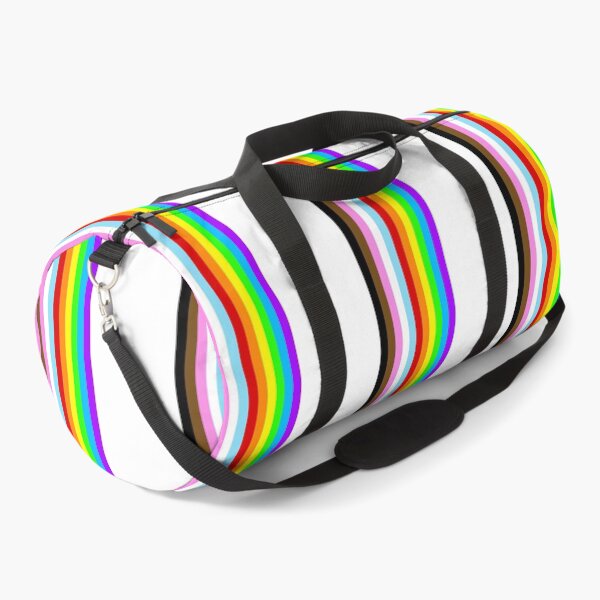 Rights Rainbow, white Duffle Bag