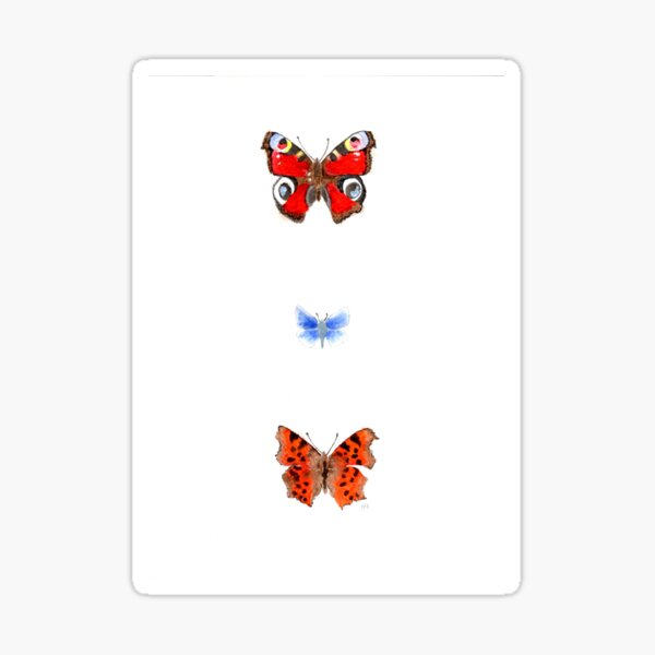 butterflies 1 Sticker