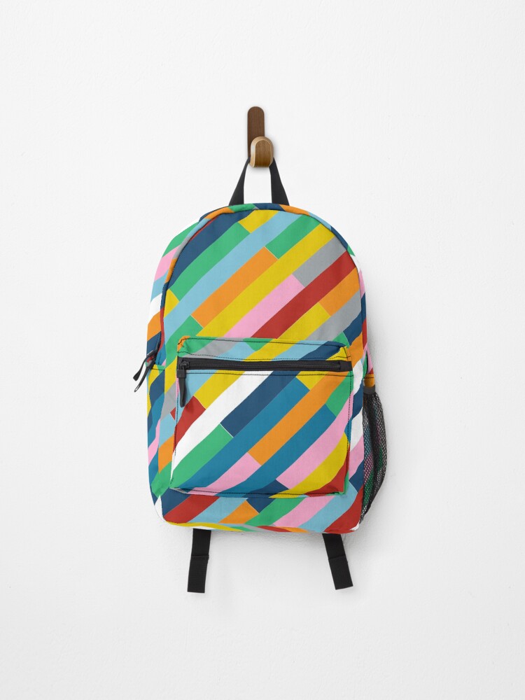 Thumbnail 1 of 3, Backpack, Bricks Rotate 45 designed and sold by ProjectM.