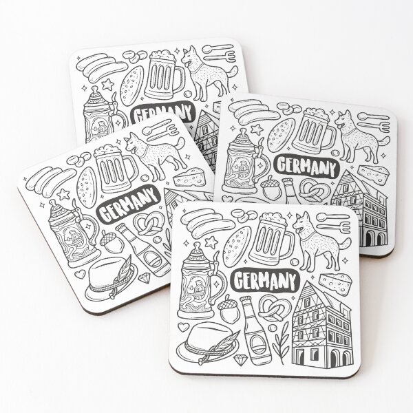 Item preview, Germany Doodle designed and sold by CottonandCasual.