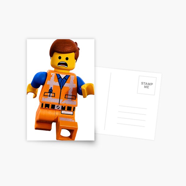 Retro Lego Postcards Redbubble - lego futuron astronaut orange roblox