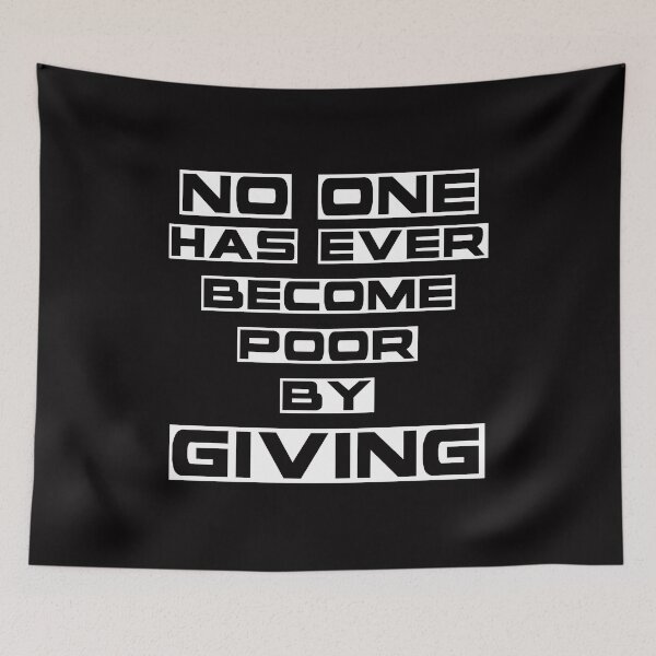 Item preview,  No one has ever become poor by giving designed and sold by hattan119.