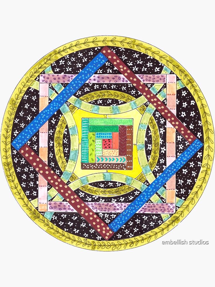 Grandma's Mandala Quilt by tammymurdock
