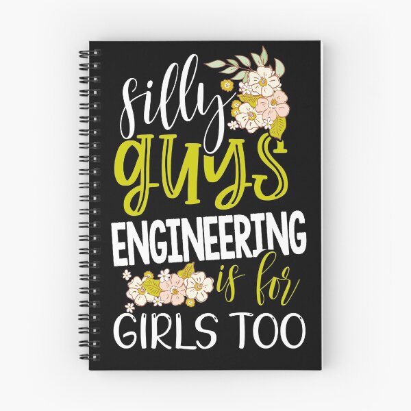 Item preview, Silly Guys Engineering Is For Girls Too Floral designed and sold by zanytee.