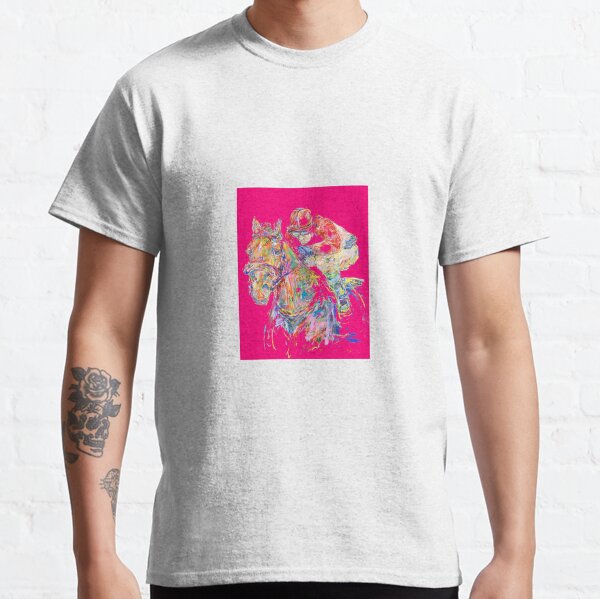 Pinker Reiter Classic T-Shirt